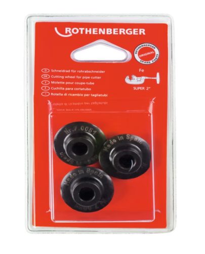 Rothenberger Vágókerék 70045-be 3db/cs acélra 1/8"-2"