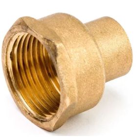 Vörösréz csatlakozó 22-1/2" BM