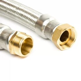   Felxibilis bekötőcső vízre antivibrációs KB  1" L= 60