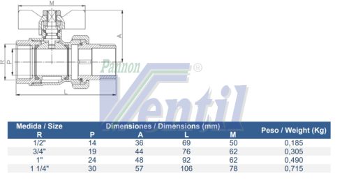 Genebre Golyóscsap 1" KBT 