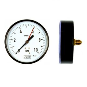 Manométer ∅: 53, 0-4bar, hátsós