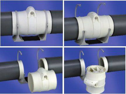 CATA Duct in line 100/130 Csőközi, Rejtett, Nagy Légszállítású Szellőztető Ventilátor