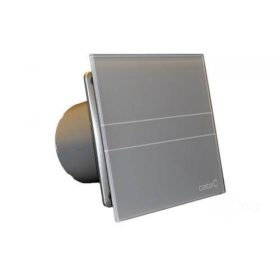   CATA E-100 G S Szellőztető ventilátor ezüst üveg előlapos