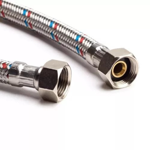 Felxibilis bekőtőcső 1/2" BB L=50 vízre
