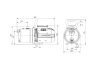 GRUNDFOS JP 4-47 Kerti, házi vízellátó szivattyú 1,5 m kábellel (99458767)