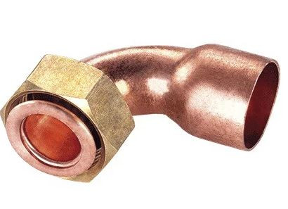Vörösréz félhollander 18-3/4" könyök