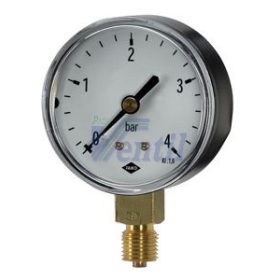 JAKO Manométer gyári kalibrálással ∅: 100, 0-10bar