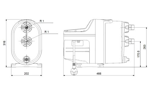 GRUNDFOS SCALA1 3-45  (99530405)