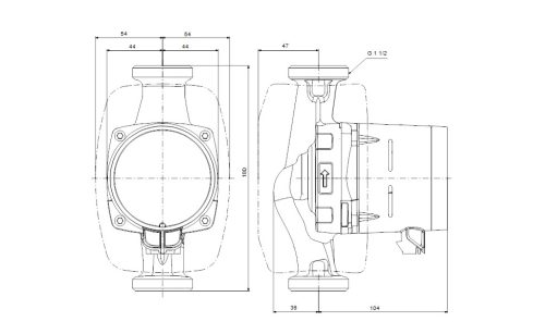 GRUNDFOS ALPHA1 25-80 180 (99199577)