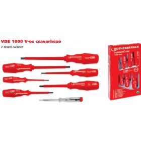 Rothenberger csavarhúzó készlet szigetelt 7 db-os