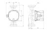 GRUNDFOS ALPHA1 GO 32-60 180 keringető szivattyú (93074167)