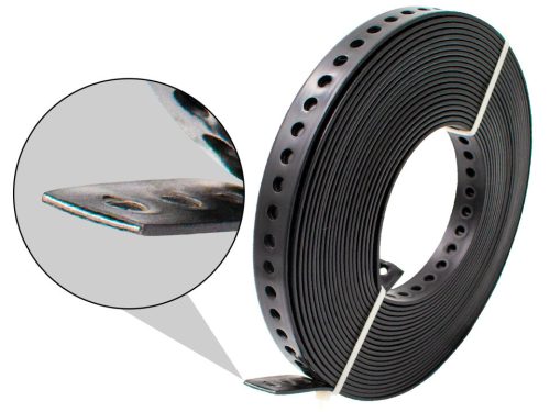 Ermetiq műanyag bevonatú perforált szerelőszalag 20x0.7mm / 10 M