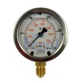 Manométer ∅: 63, 0-160bar glicerines