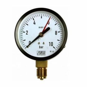 Manométer ∅: 63, 0-25bar, alsós