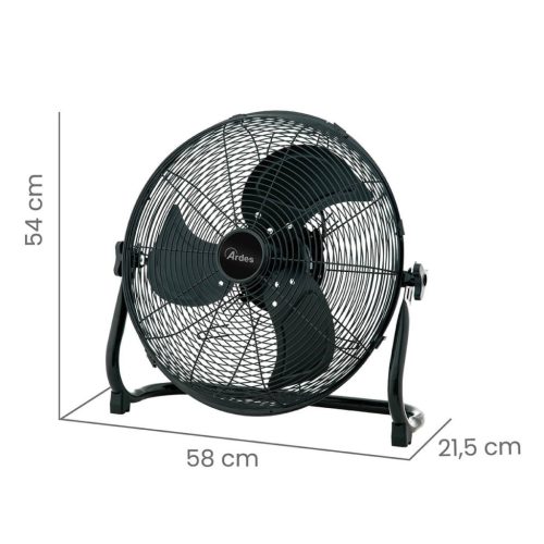 Ardes 5C45BB Nyári Szellőztető Padló Ventilátor 3 fokozatú fekete