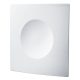 Előlap Hi-Fi Solid Szellőztető Ventilátorhoz minimalista fehér