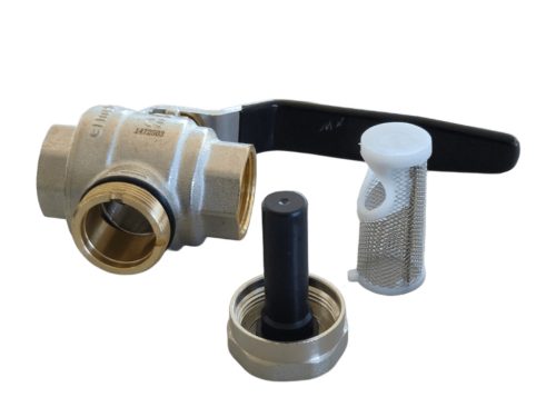 Ermetiq 5/4" BB golyóscsap mágneses szűrővel ER-LTFF114
