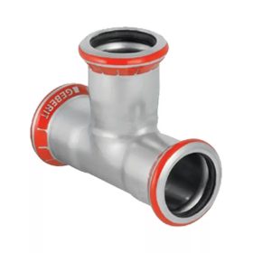 Geberit szénacél 15 T-idom